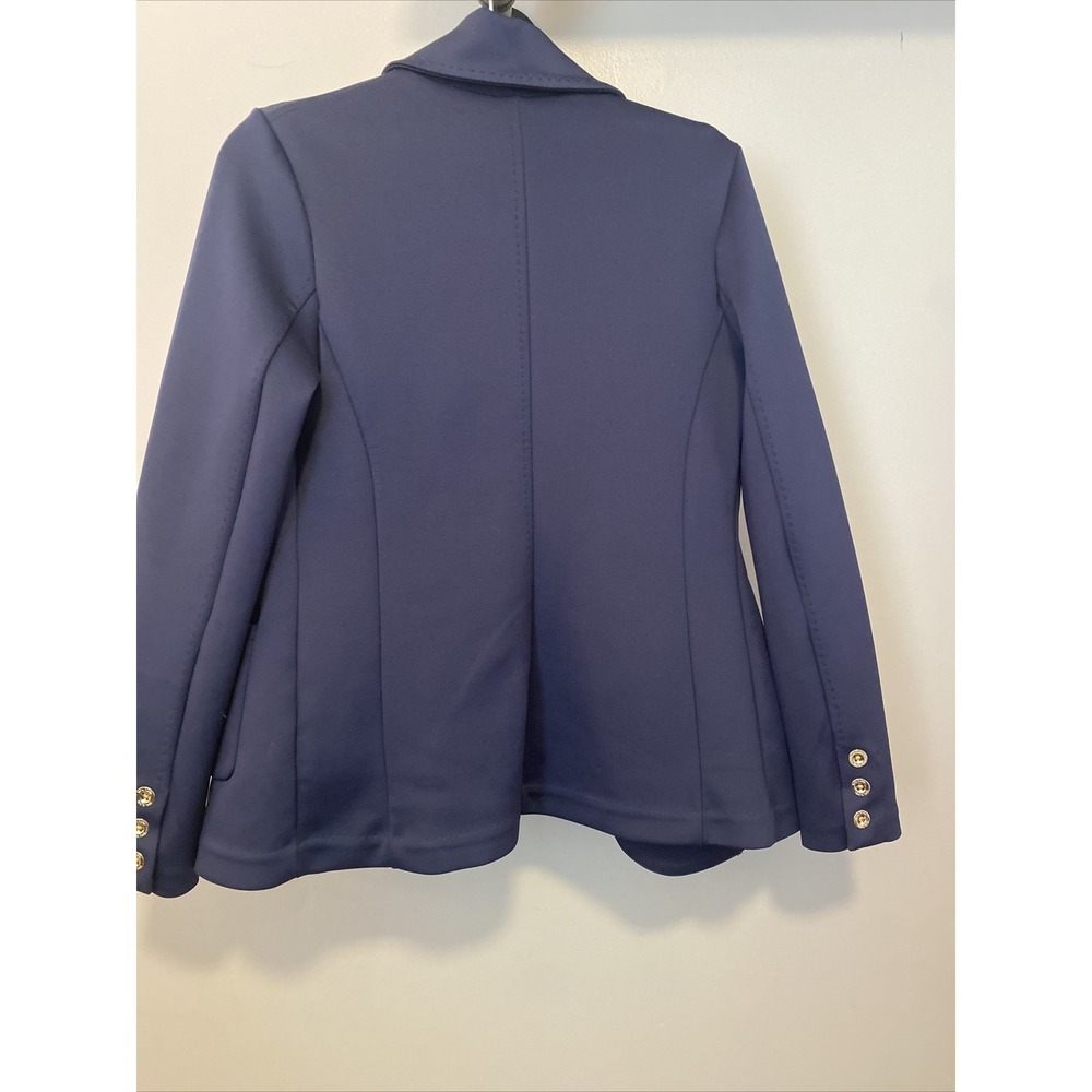 Lilly Pulitzer Women's Braylee Blazer Navy Stretch Blazer Size XS - Picture 9 of 9
